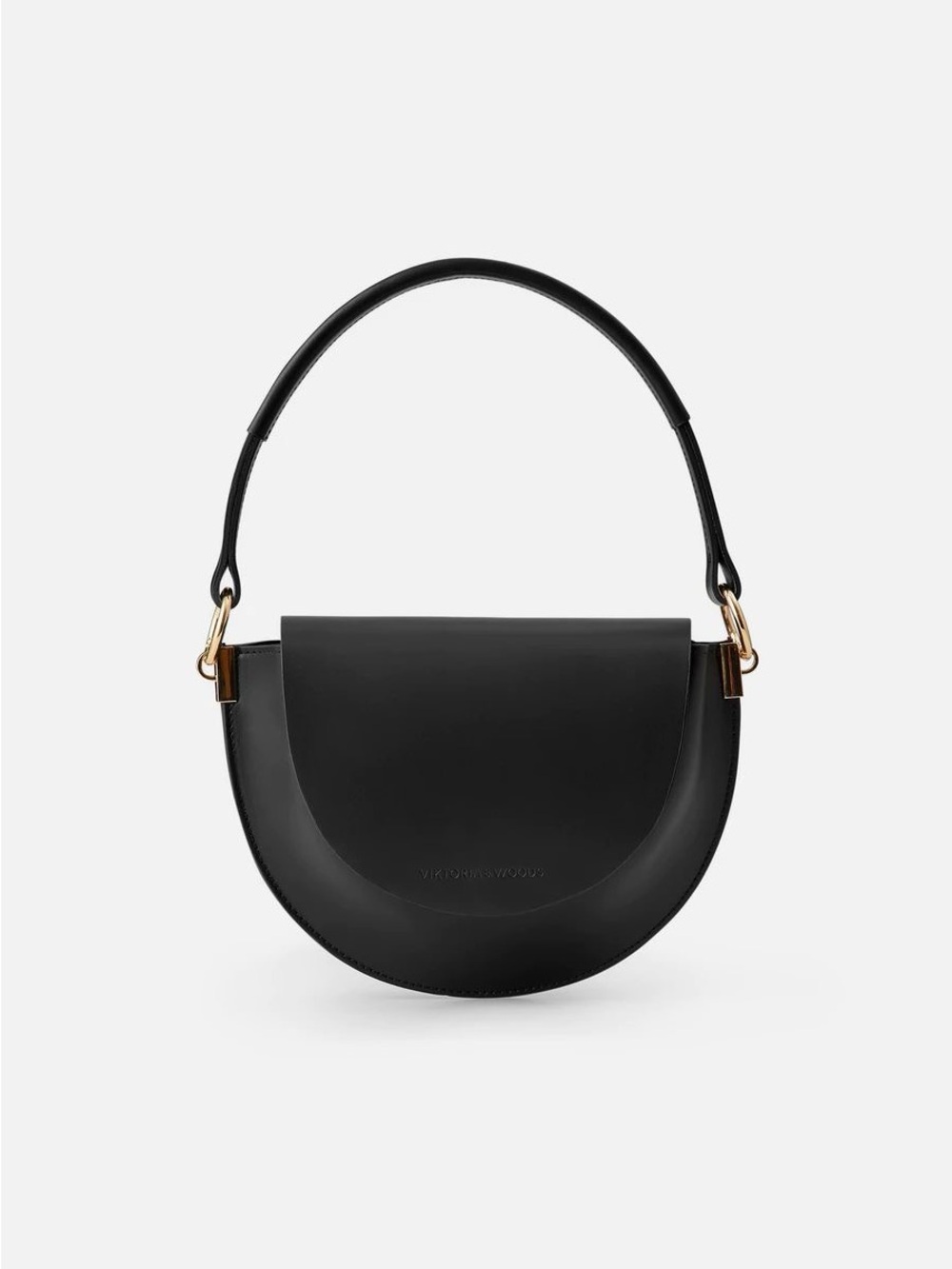 Viktoria & Woods Black Saddle Bag